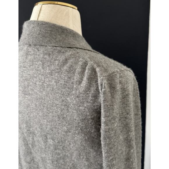 J.Crew Featherweight Cashmere-blend Polo Shirt Long Sleeve Sweater - Picture 7 of 9